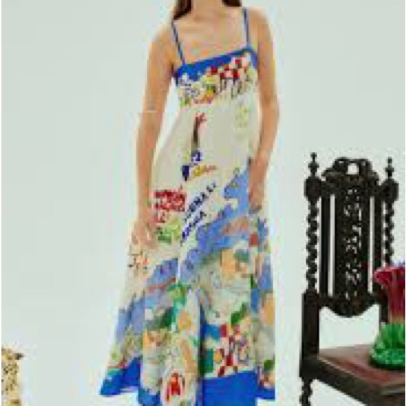 Alemais Nadia Linen Sundress - 4 - NWT - Picture 7 of 8